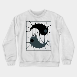 Yin Yang fish joining Crewneck Sweatshirt